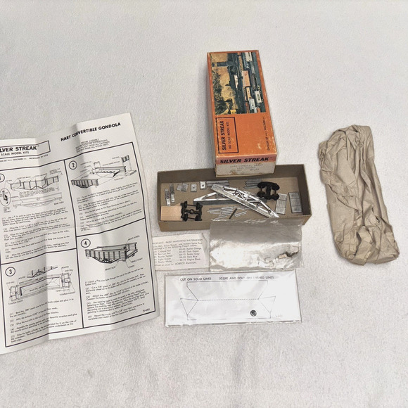 HO Scale Silver Streak 929-506 D&RGW Hart Gondola Railroad Train Car Kit NOS - Picture 1 of 7